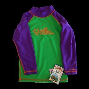 NWT UV Skinz Kids SWIM shirt RASHGUARD Size 8